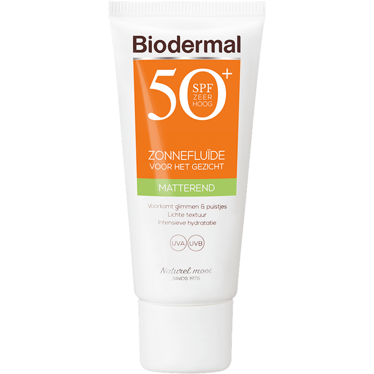 Biodermal Matterend Zonnefluïde Gezicht SPF50+ 40 ML