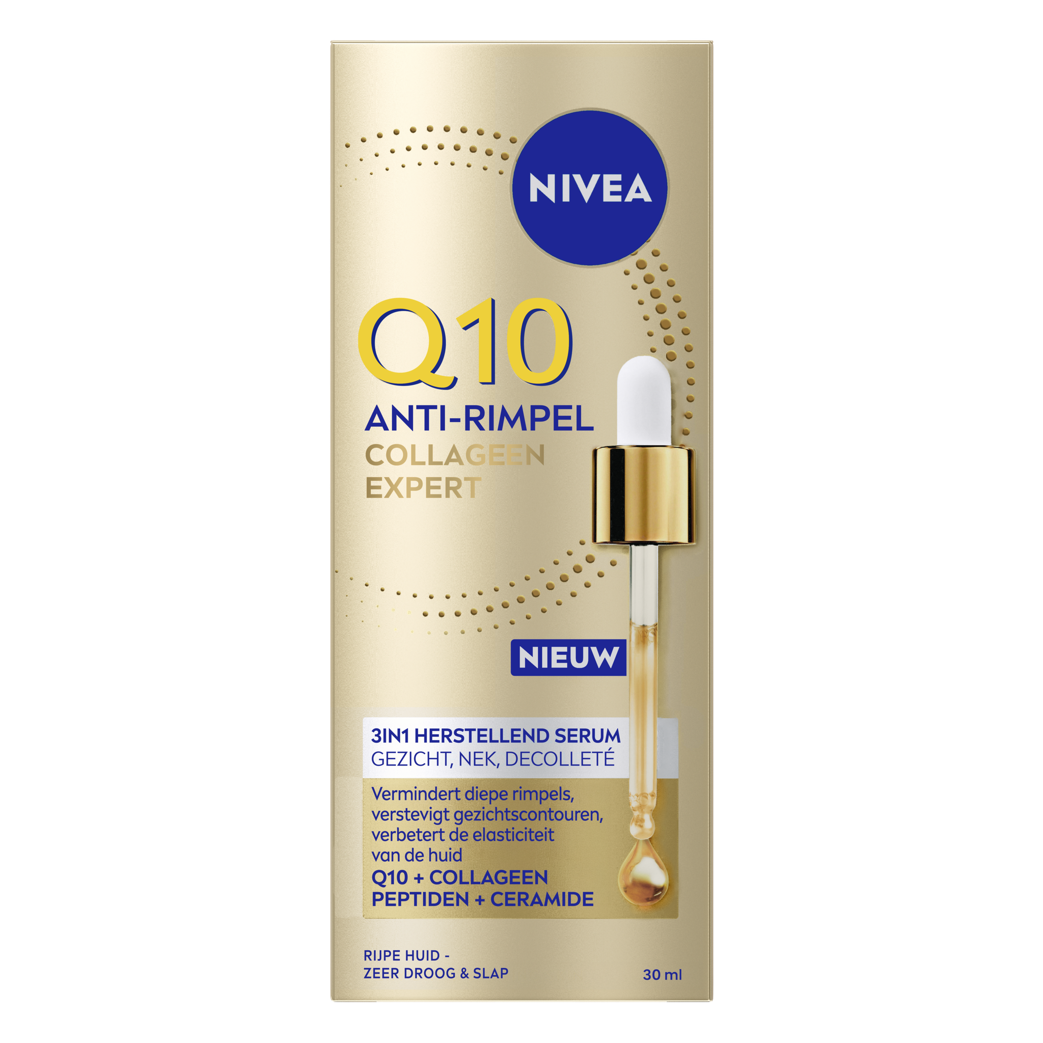 NIVEA Q10 Anti-Rimpel Collageen Expert 3-in-1 Herstellend Serum 30 ML