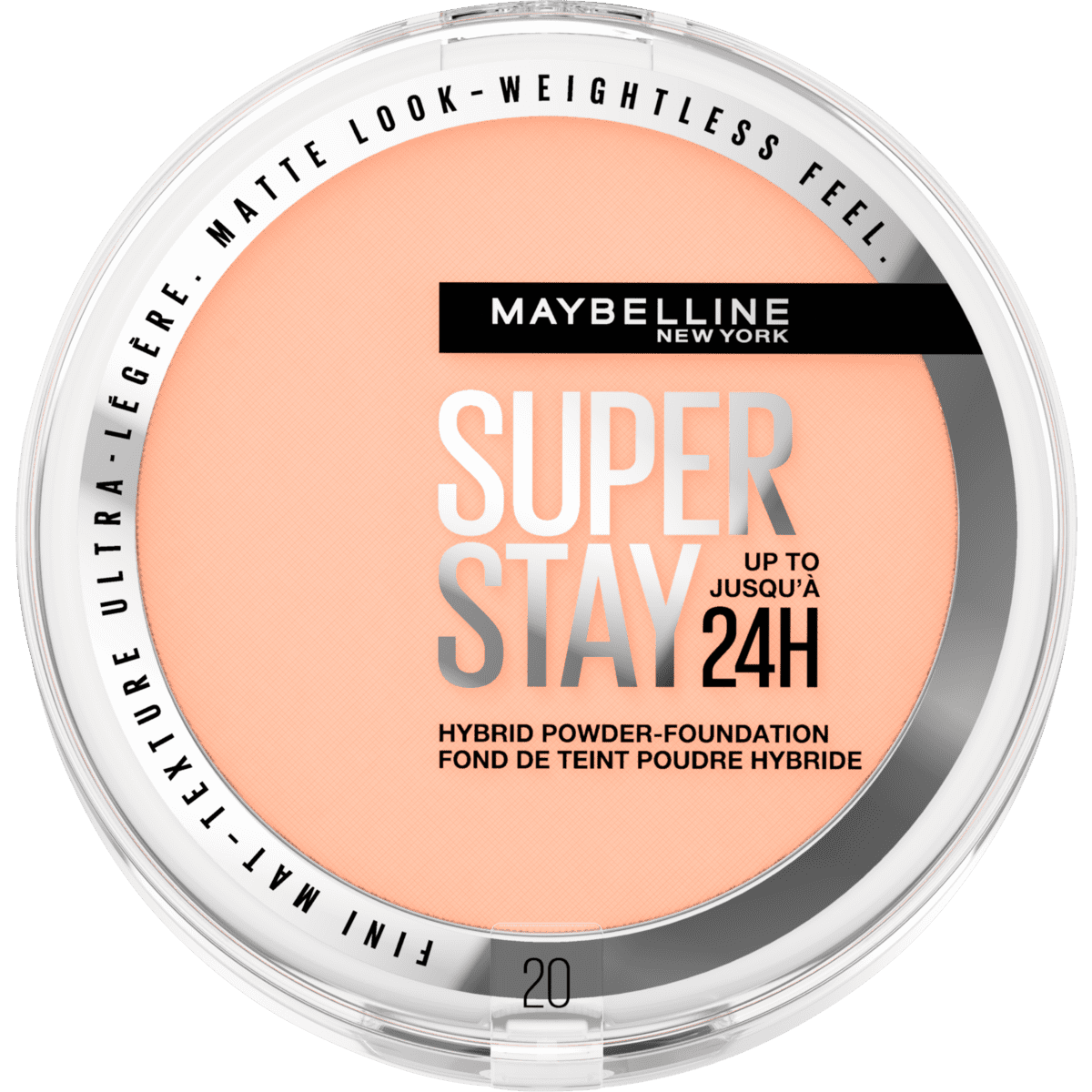Maybelline New York SuperStay 24H Hybrid Powder Foundation 20