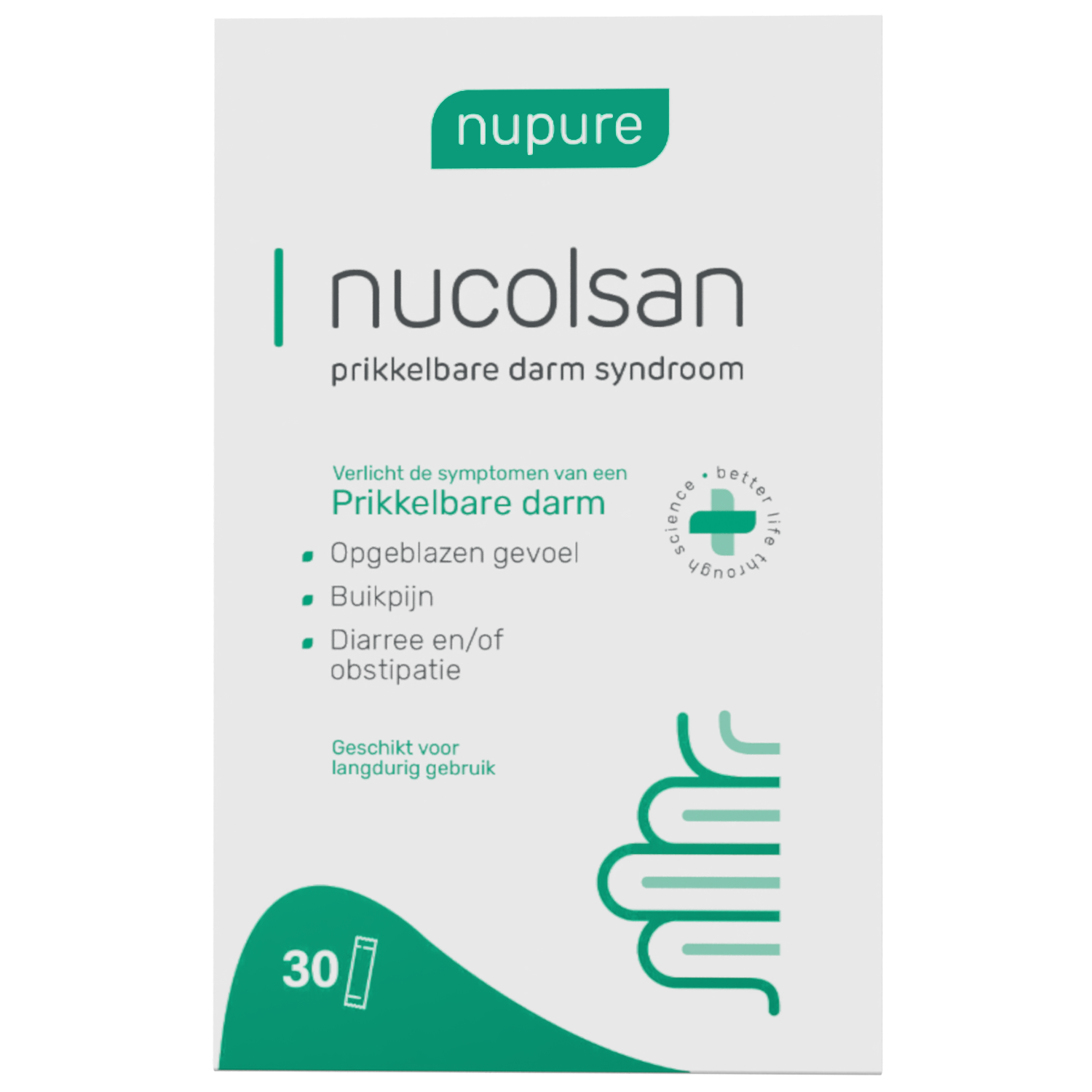 Nupure Nucolsan Prikkelbare Darm Syndroom 30 stuks