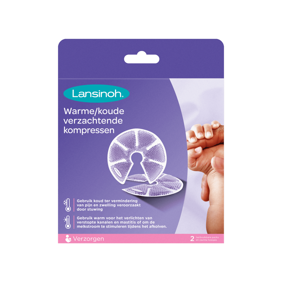 Lansinoh Verzachtende Warm/Koud Compressen