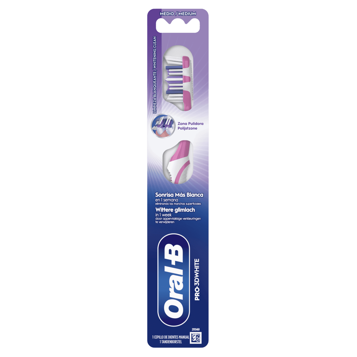 Oral-B Pro 3D White Tandenborstel Medium