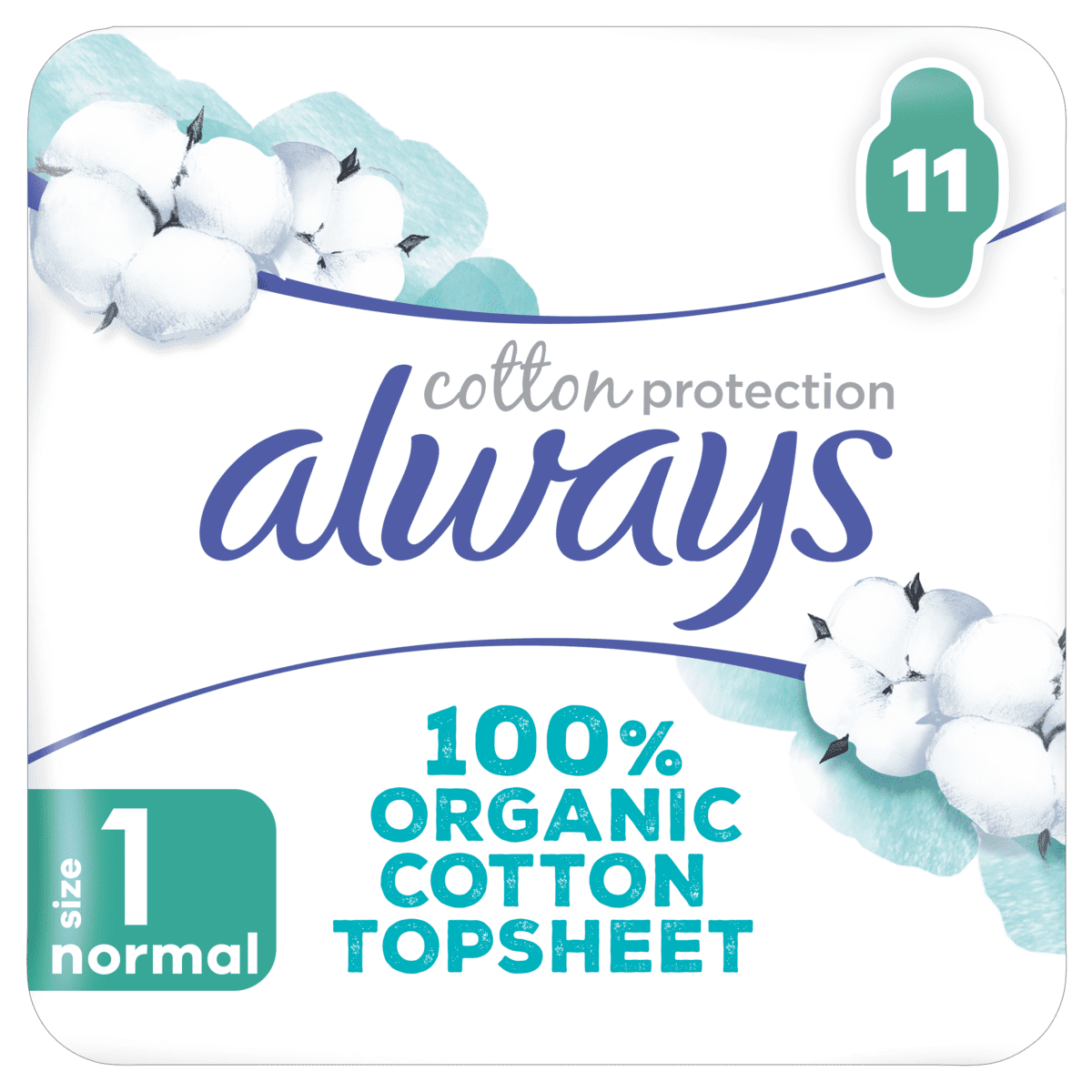 Always Maandverband Cotton Protection Normal 11 stuks