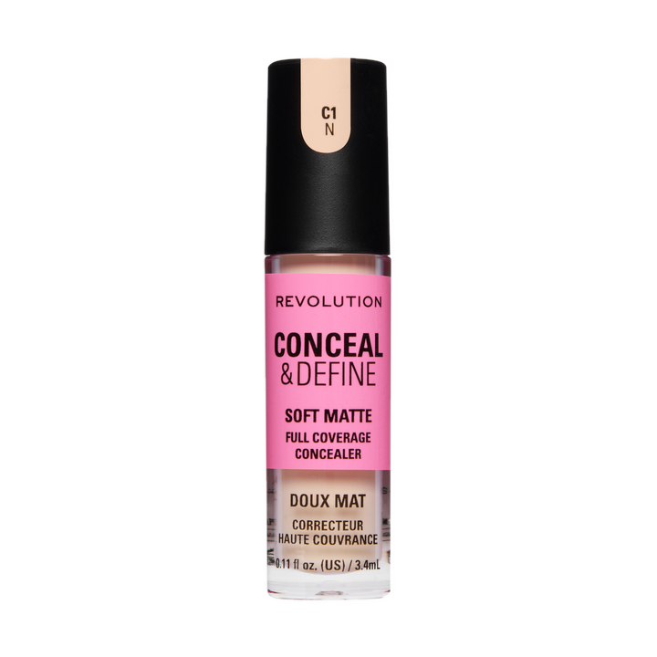 Revolution Conceal And Define Full Coverage Concealer C1N