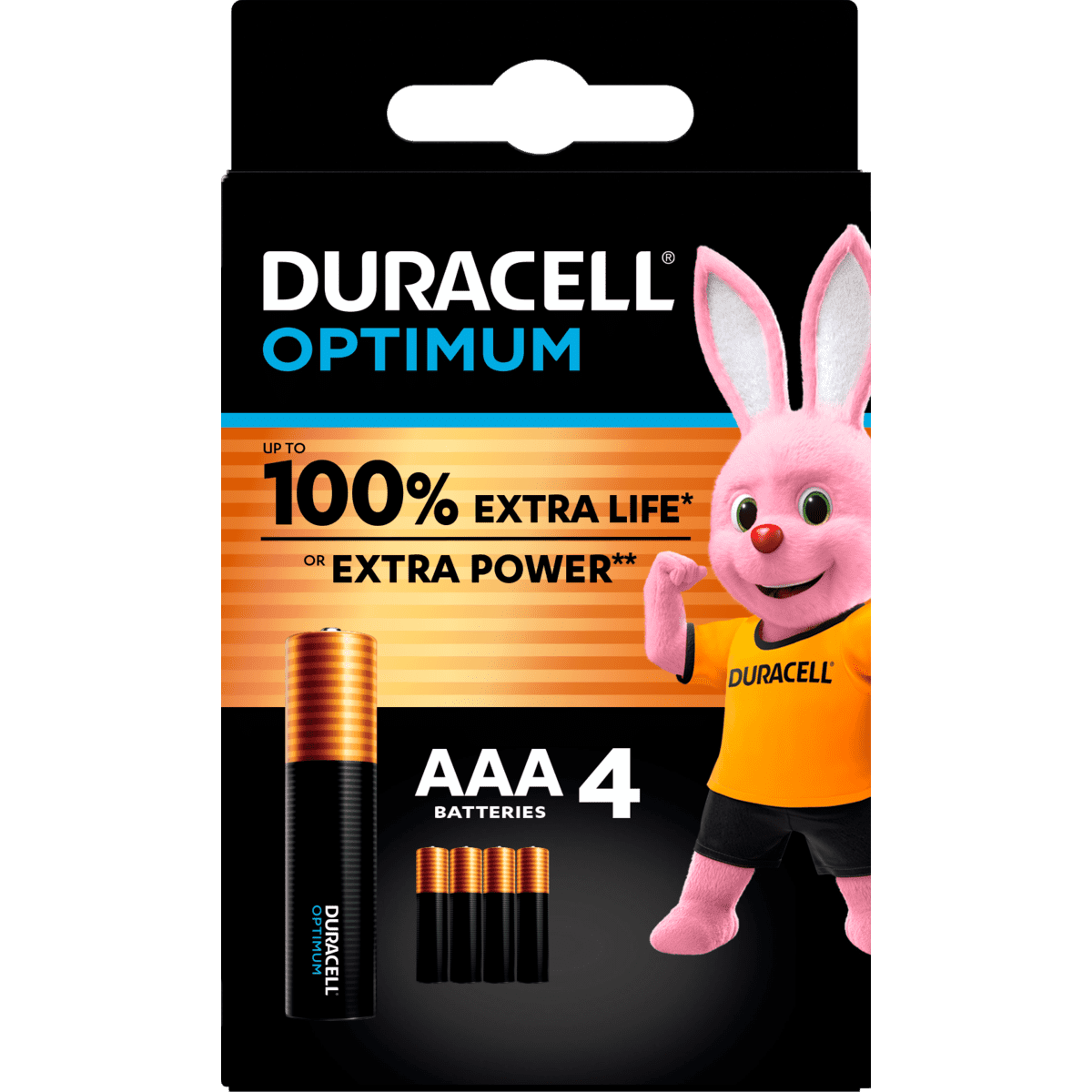 Duracell Batterijen Alka Optimum AAA 4 stuks