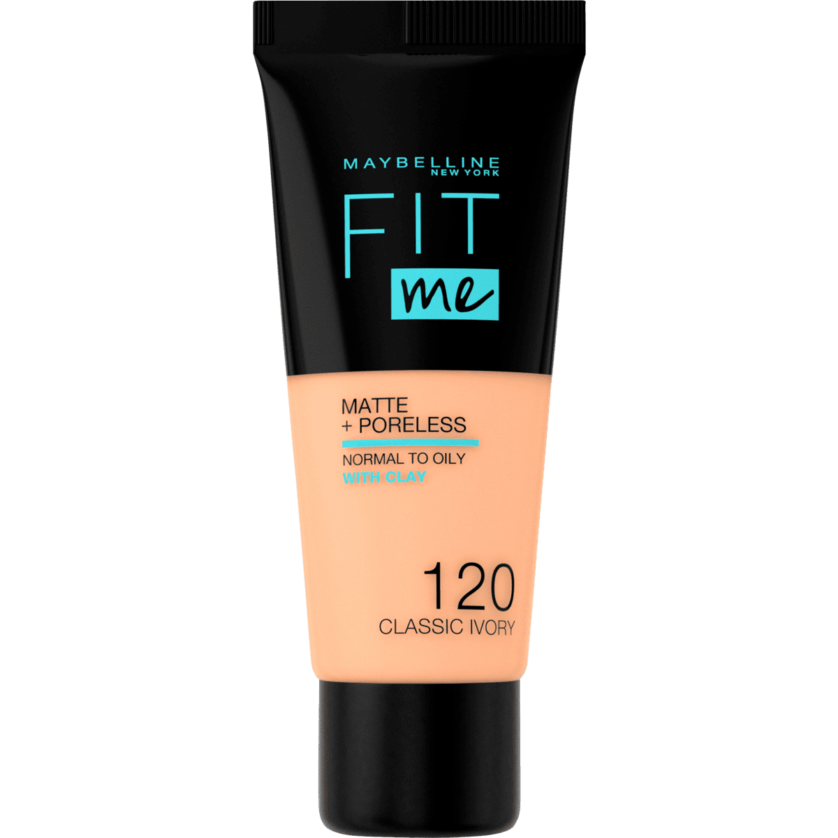Maybelline New York Fit Me Matte+Poreless Foundation 120 Classic Ivory 30 ML