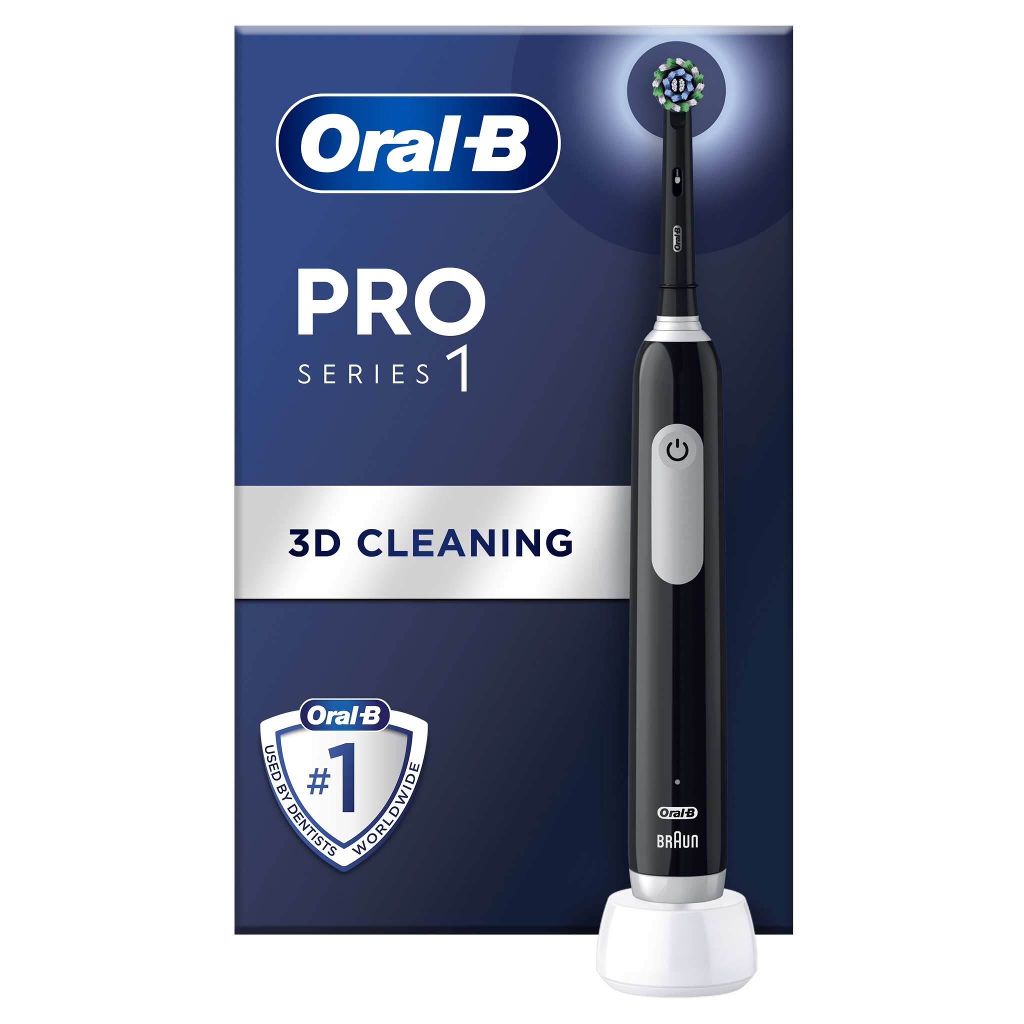 Oral-B Pro 1 Zwart Elektrische Tandenborstel