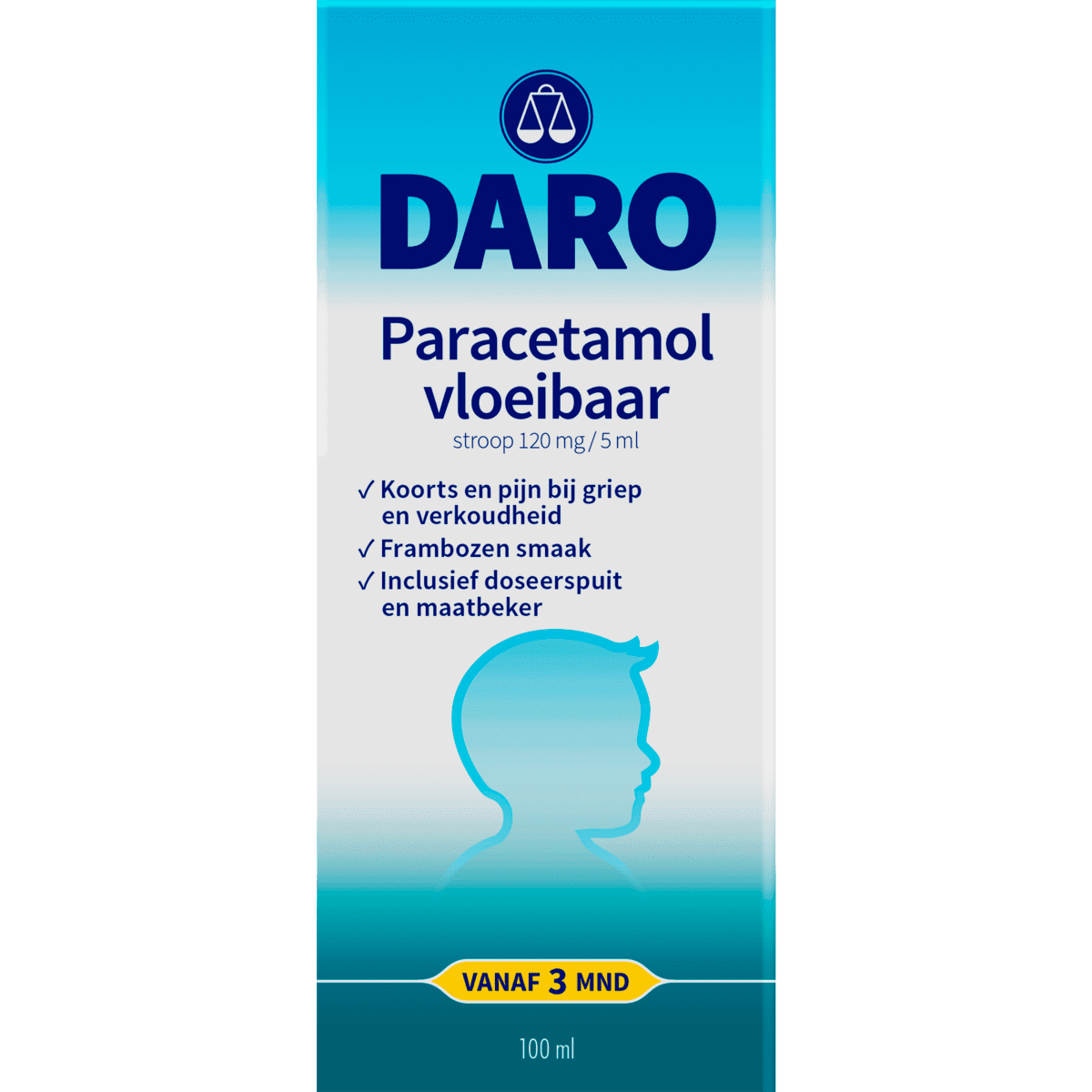 Daro Kind Paracetamol Vloeibaar 100 ML