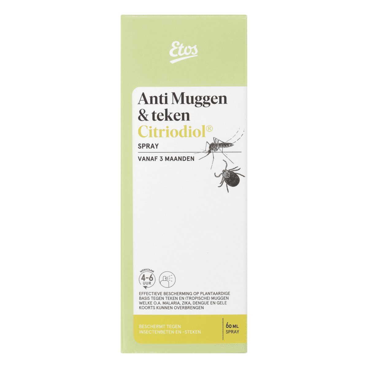 Etos Anti Muggen & Teken Spray 60 ML