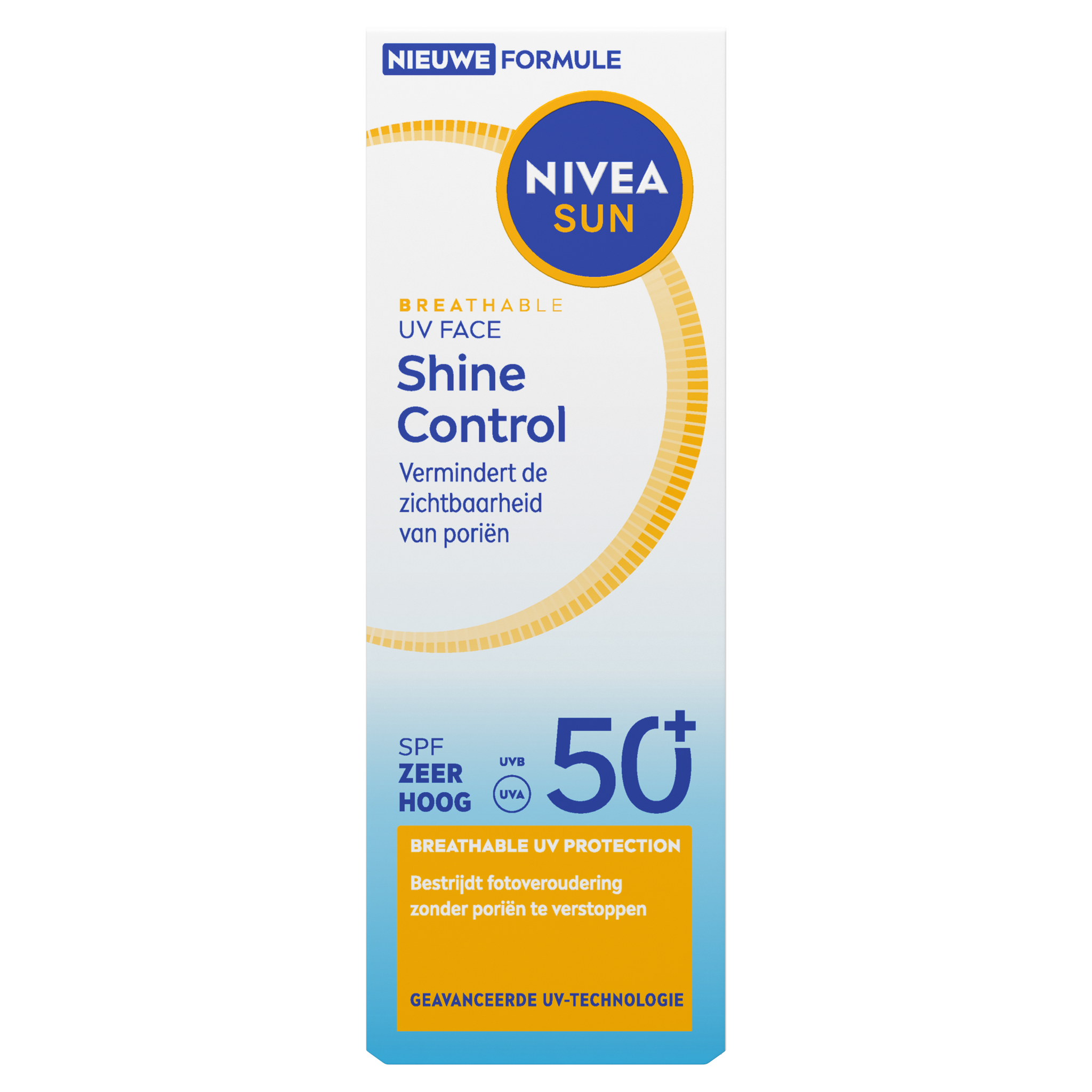 NIVEA SUN UV Face Shine Control Zonnebrand SPF50 40 ML