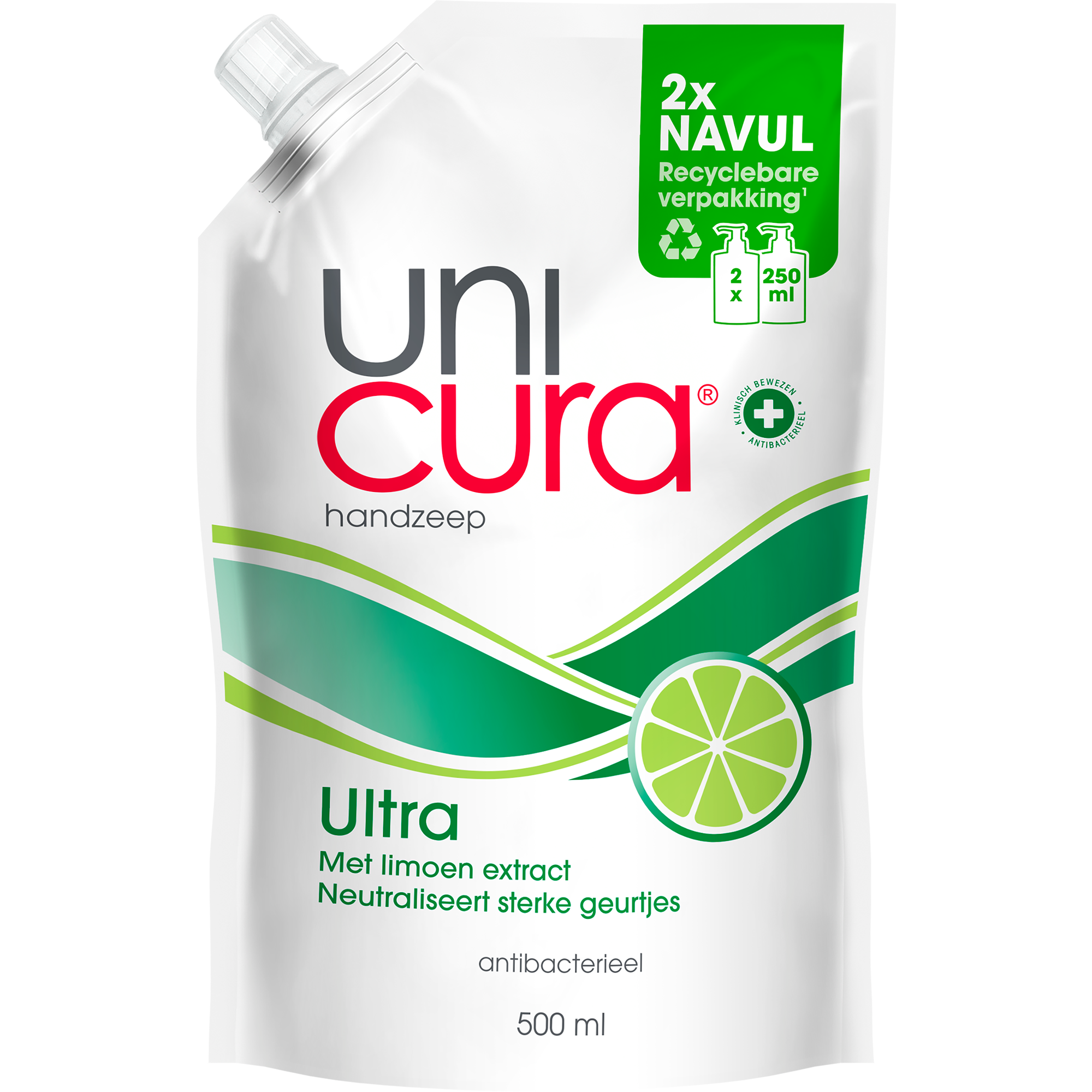 Unicura Ultra Navulverpakking Zeep 500 ML