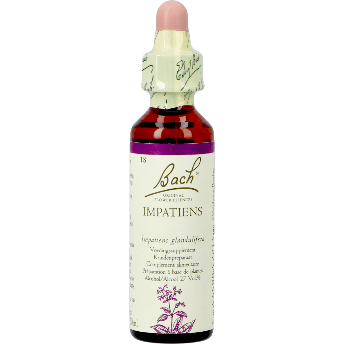 Bach Bloesem Essence Impatiens 20 ML