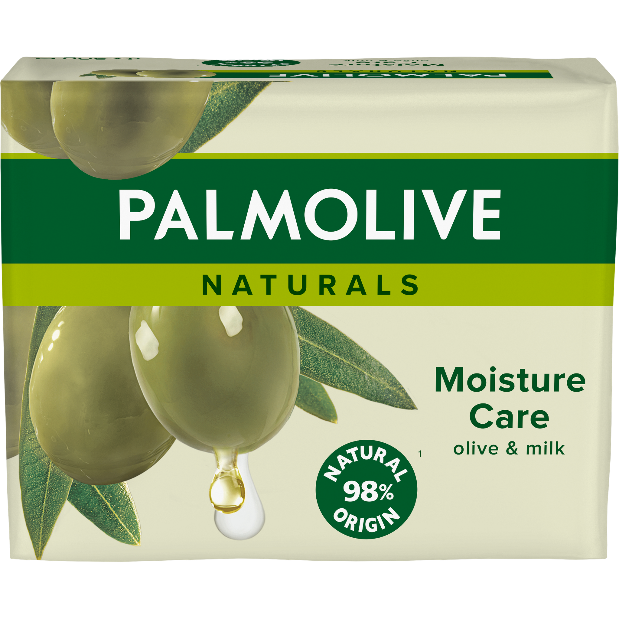 Palmolive Naturals Moisture Care Melk & Olijf Blokzeep 4x90 gram