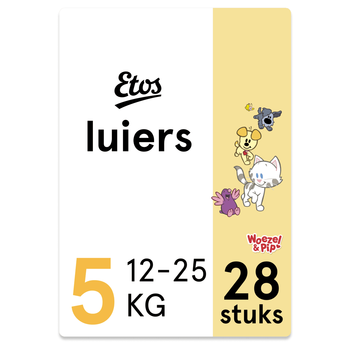 Etos Woezel & Pip Luiers Junior Maat 5 1225 kg 28 stuks 28 EA Etos