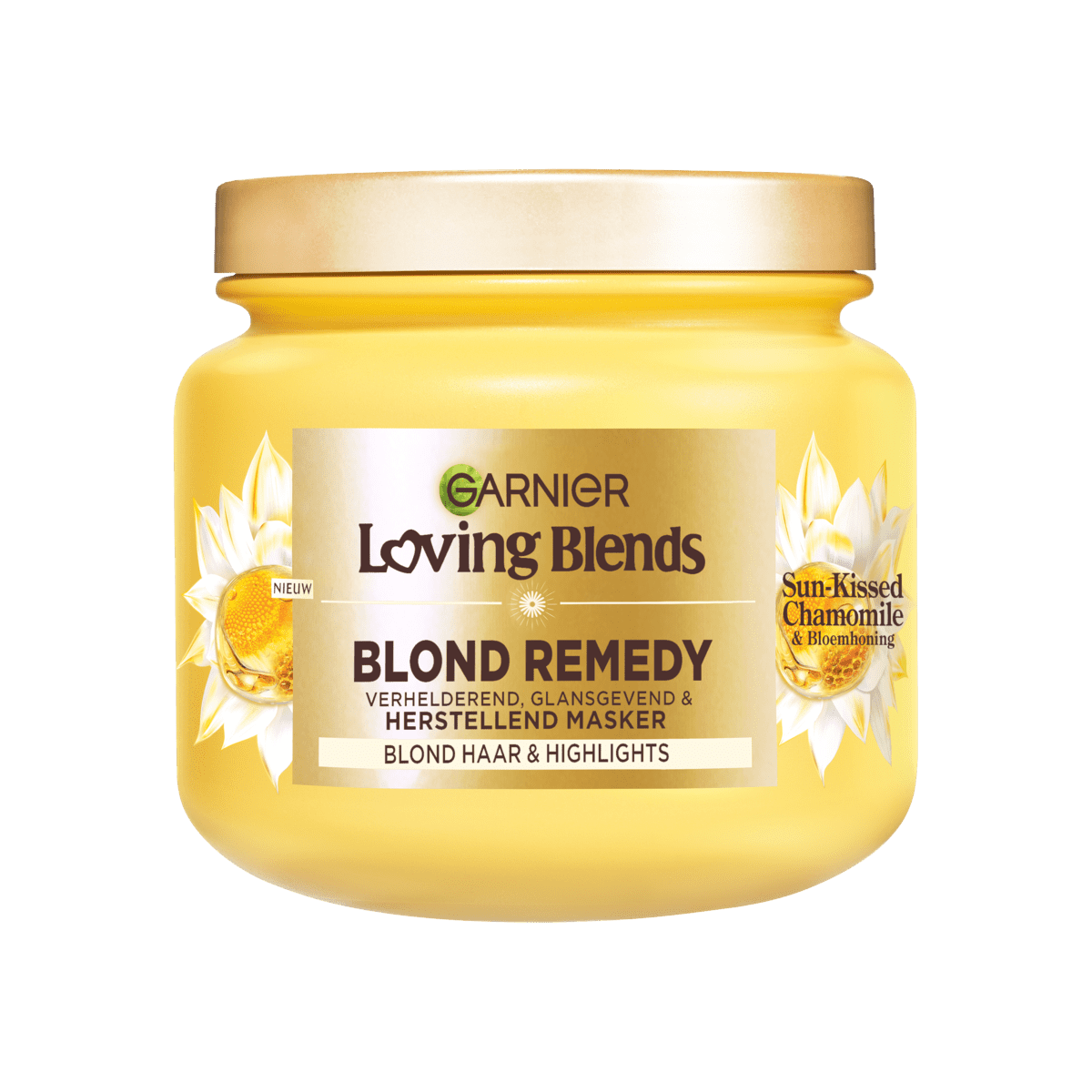 Garnier Loving Blends Sun-Kissed Chamomile & Honing Haarmasker 340 ML