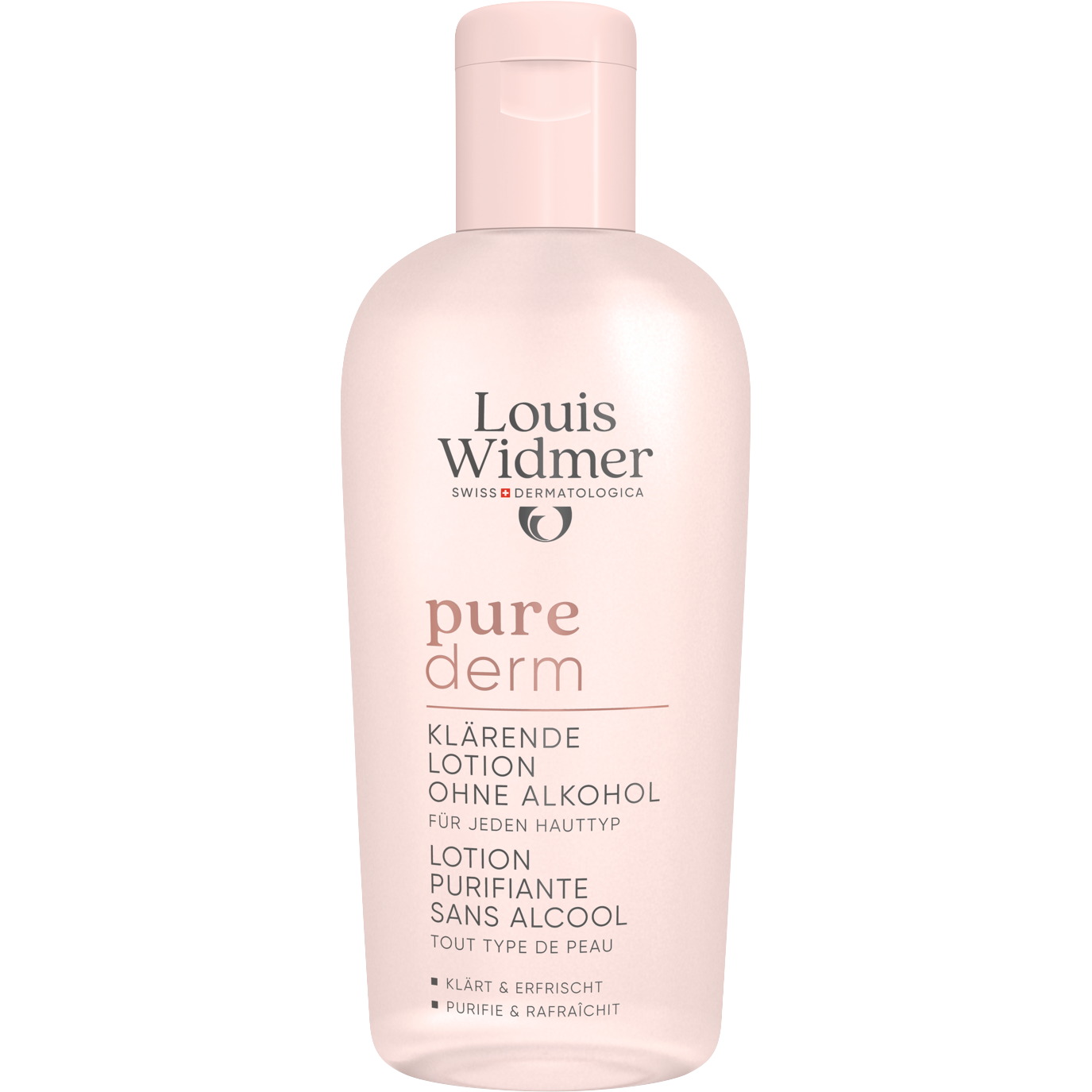 Louis Widmer Purederm Tonic Zonder Alcohol Met Parfum 200 ML