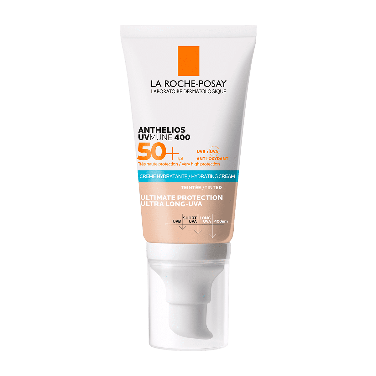 La Roche-Posay Anthelios UVMune 400 Hydraterende Getinte Zonnecrème SPF50+ 50ML