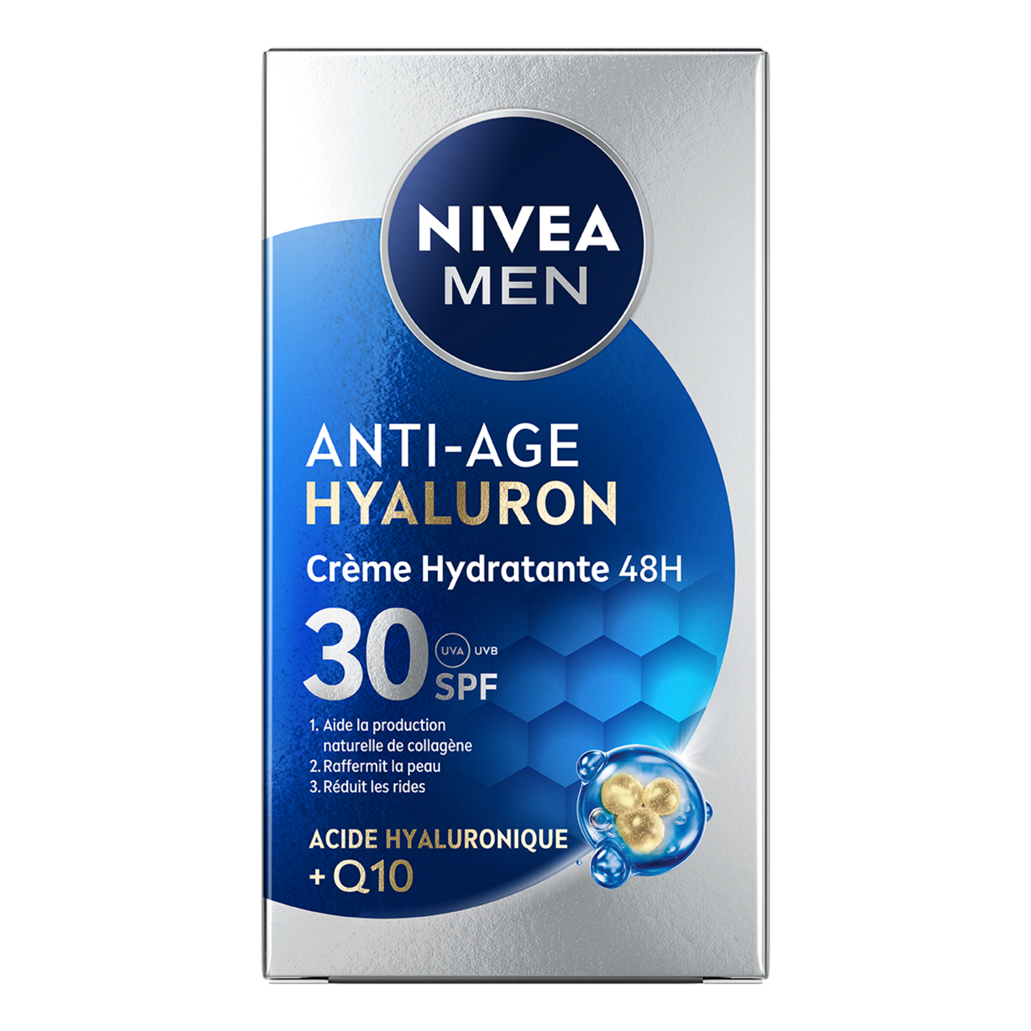 NIVEA MEN Q10 Anti-Age Hyaluron Gezichtscrème SPF30 50 ML