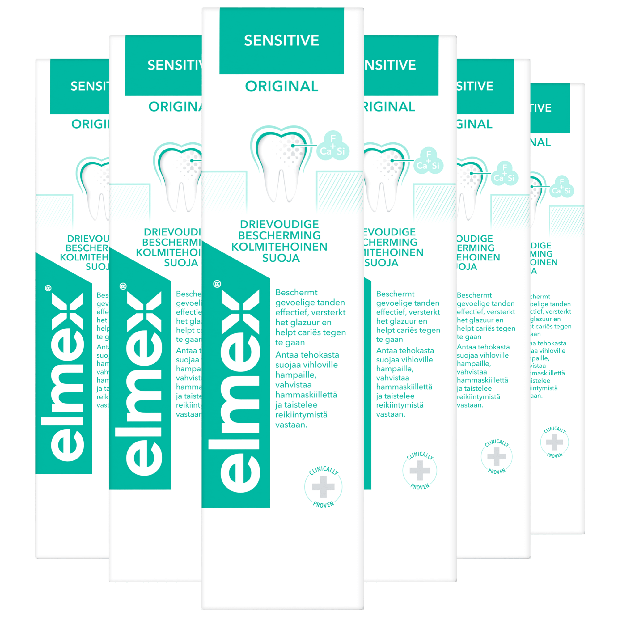 Elmex Sensitive Original Tandpasta 75 ML Multipack 6 stuks
