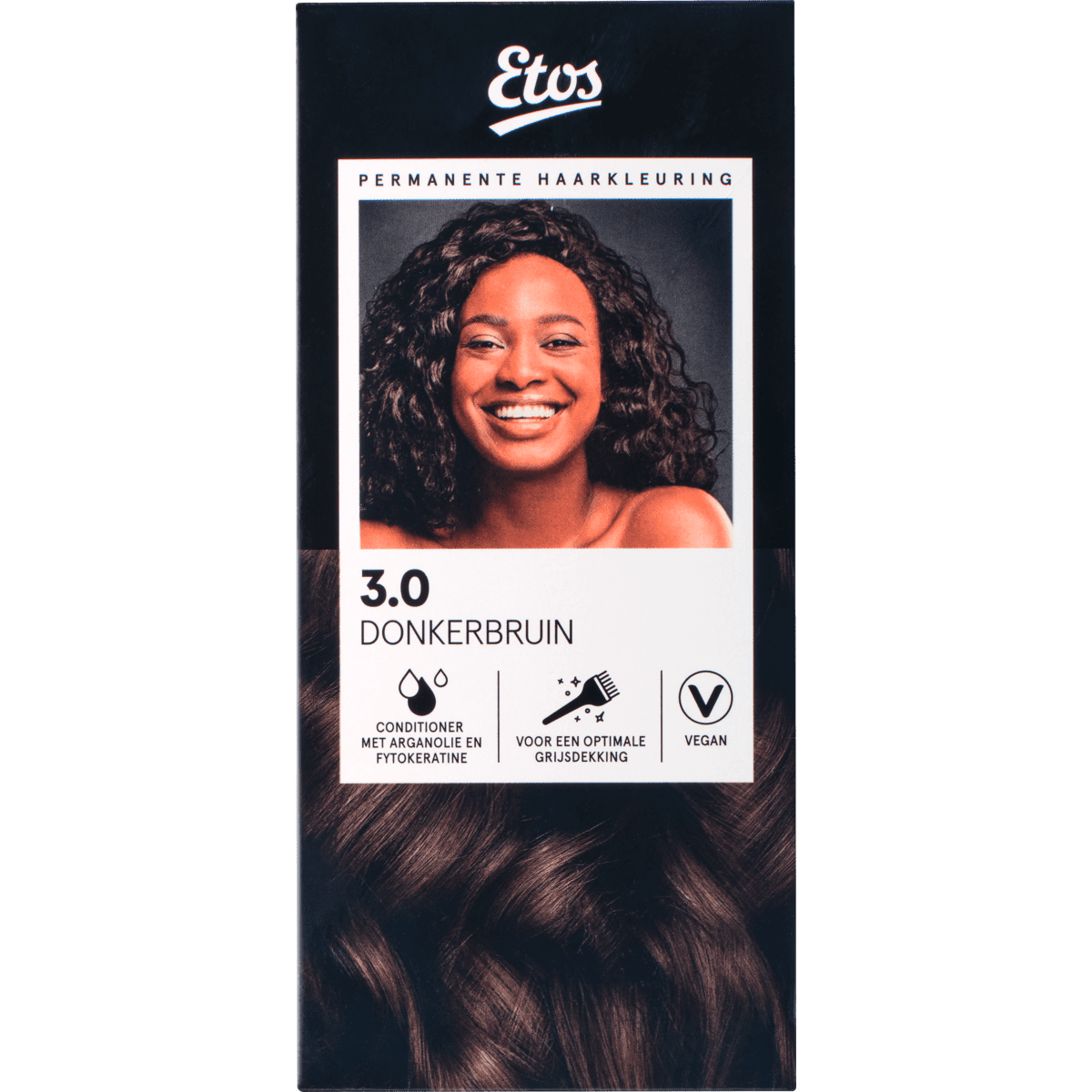 Etos Permanente Haarkleuring 3.0 Donkerbruin