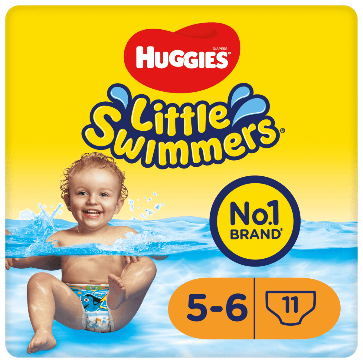 Huggies Little Swimmers Zwemluiers Maat 5-6 Medium 12-18 kg 11 stuks