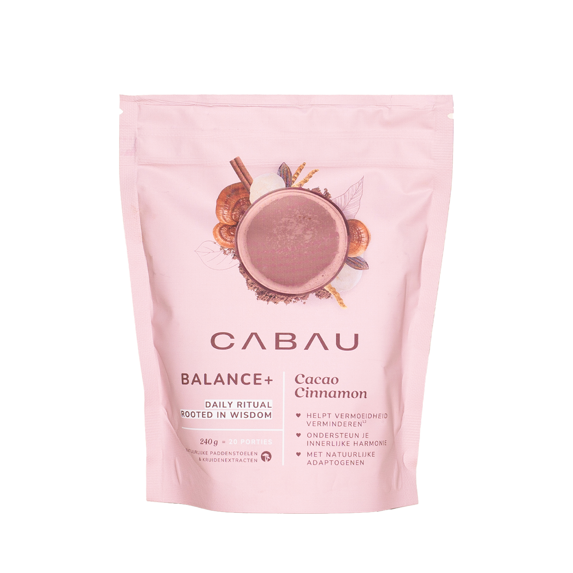 Cabau Balance+ Cacao Cinnamon 240 gram