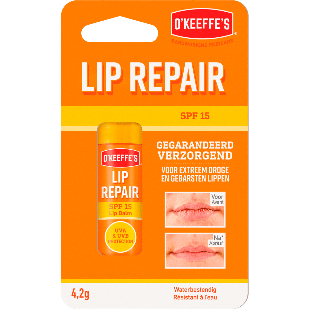 O'Keeffe's Lip Repair Lippenbalsem SPF 15 4,2 gram