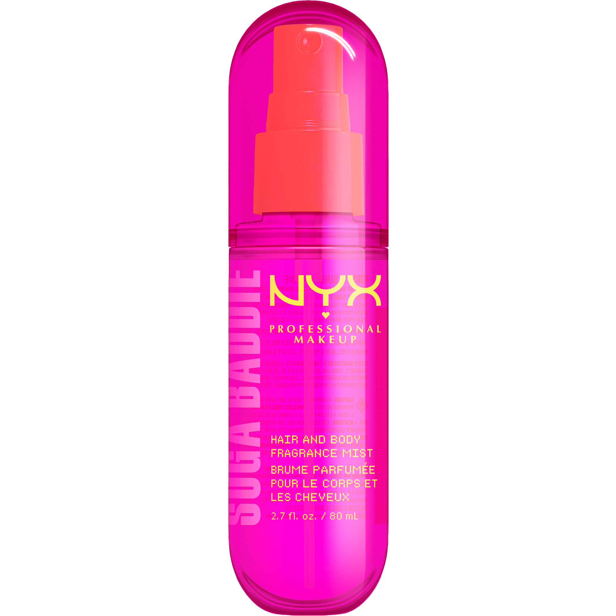 NYX Professional Makeup Hair & Body Fragrance Mist Suga Baddie 80 ML