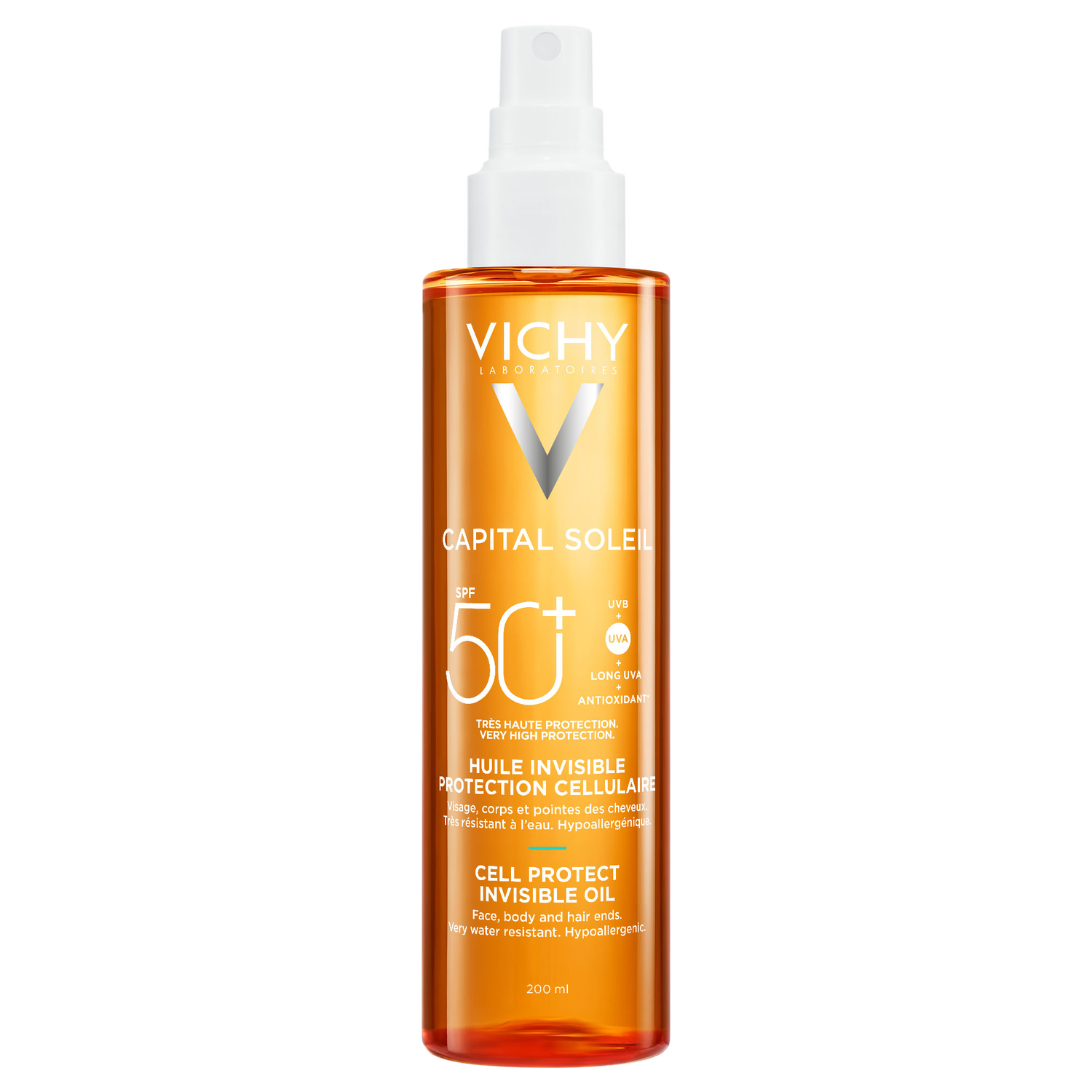 Vichy Capital Soleil Onzichtbare Oliespray SPF50+ 200 ML