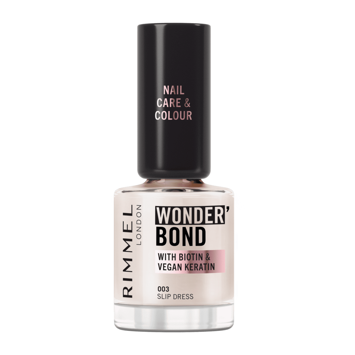 Rimmel London Wonder'Bond Care+Color Nagellak Roze 003 Slip Dress