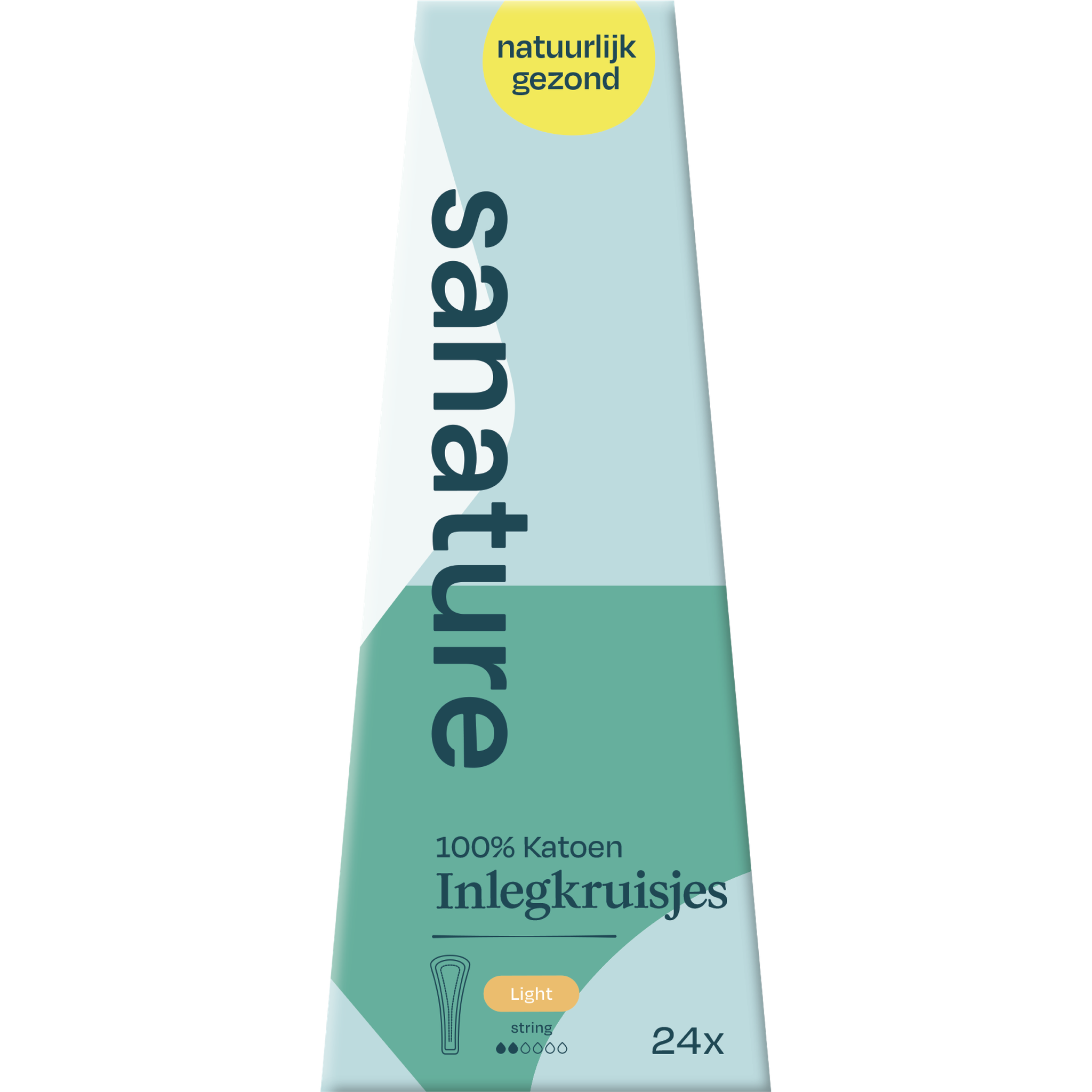Sanature 100% Katoenen Inlegkruisjes String 24 stuks