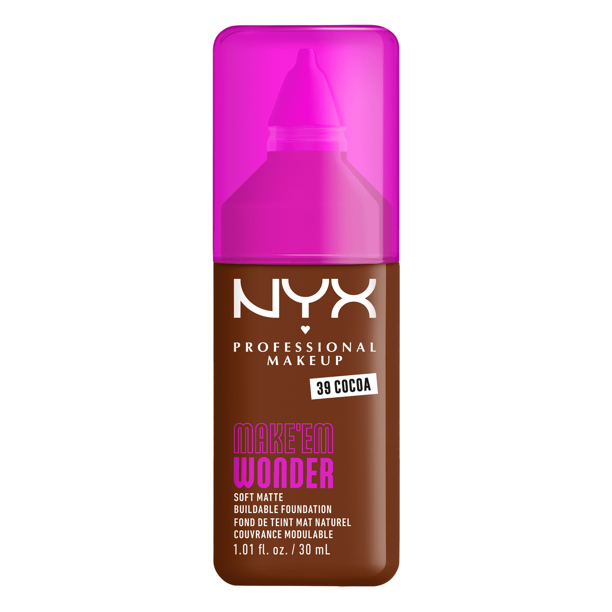 NYX Professional Makeup Make 'EM Wonder Foundation 39 Cocoa