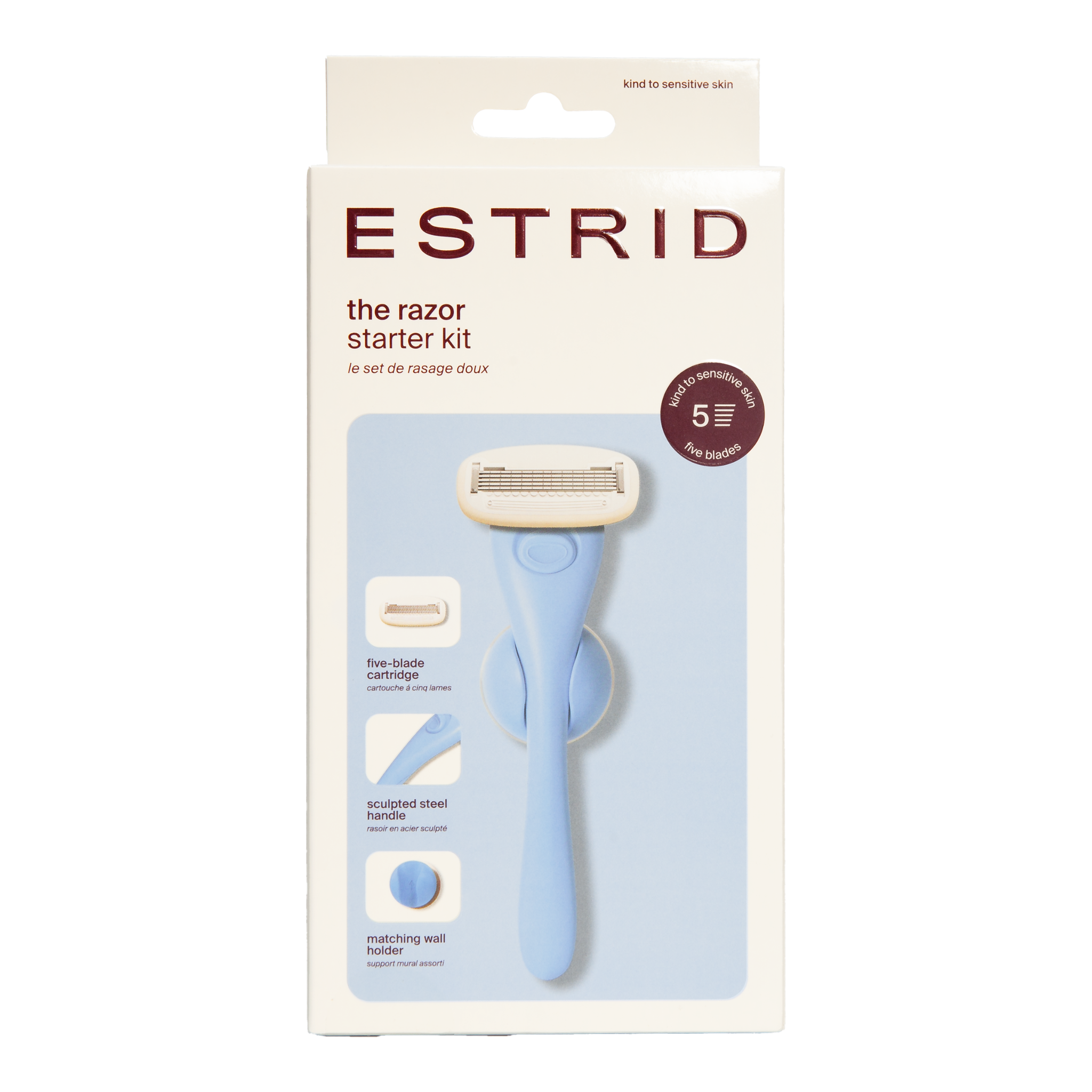 Estrid The Body Razor Starter Kit Sky