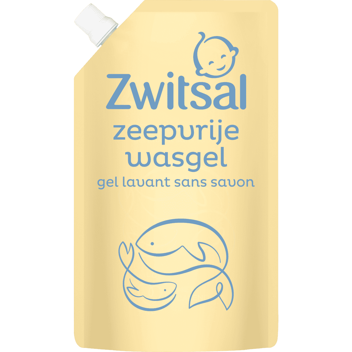 Zwitsal Zeepvrije Wasgel Refill 500 ML