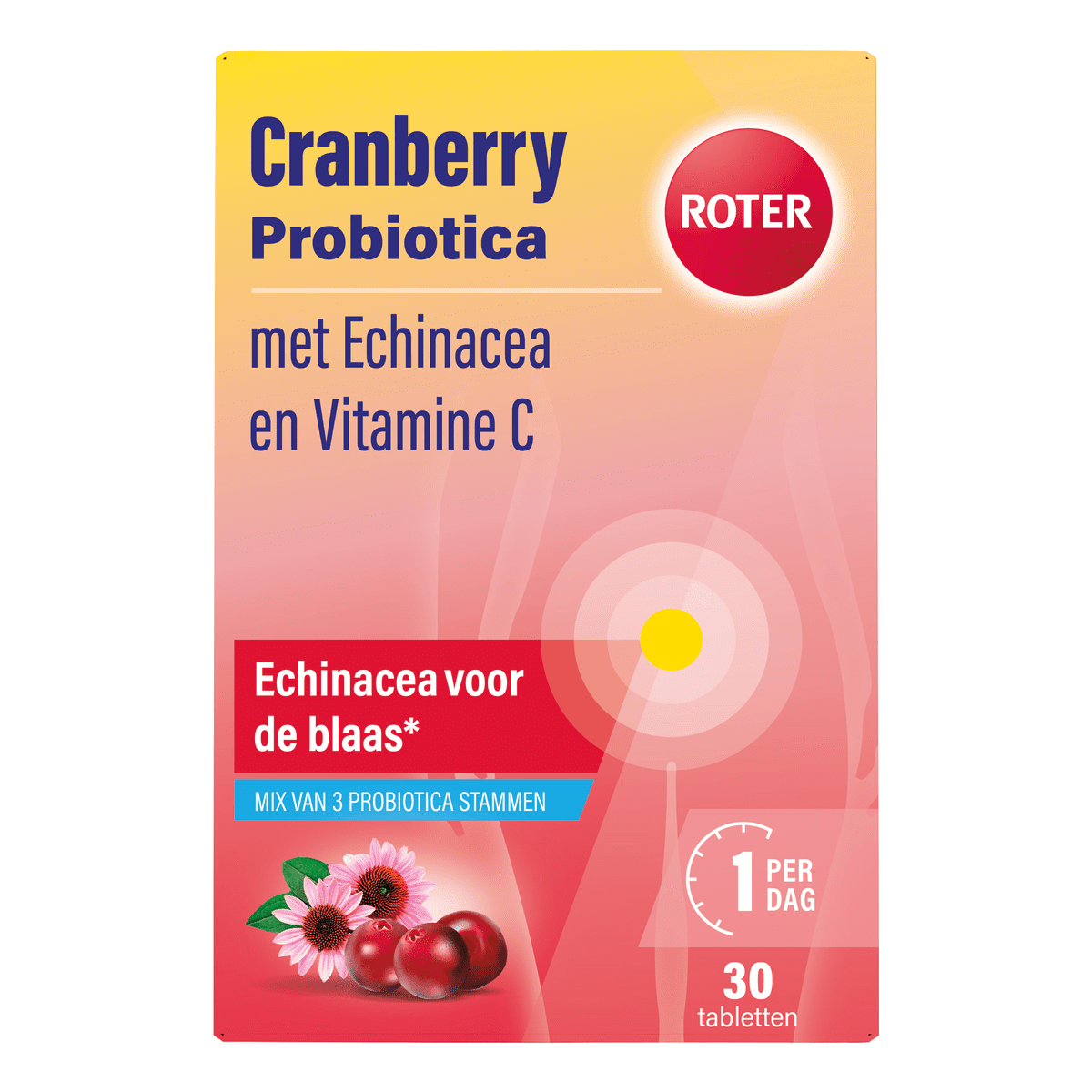 Roter Cranberry + Probiotica Capsules 30 Stuks