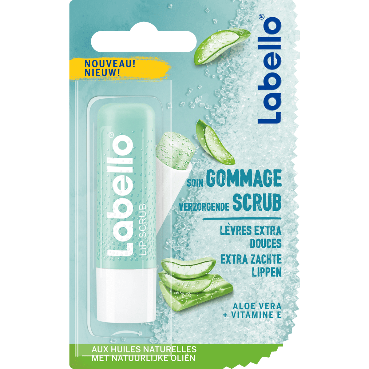 LABELLO Lipscrub Aloe Vera + Vitamine E 5,5 ML 1 EA Etos