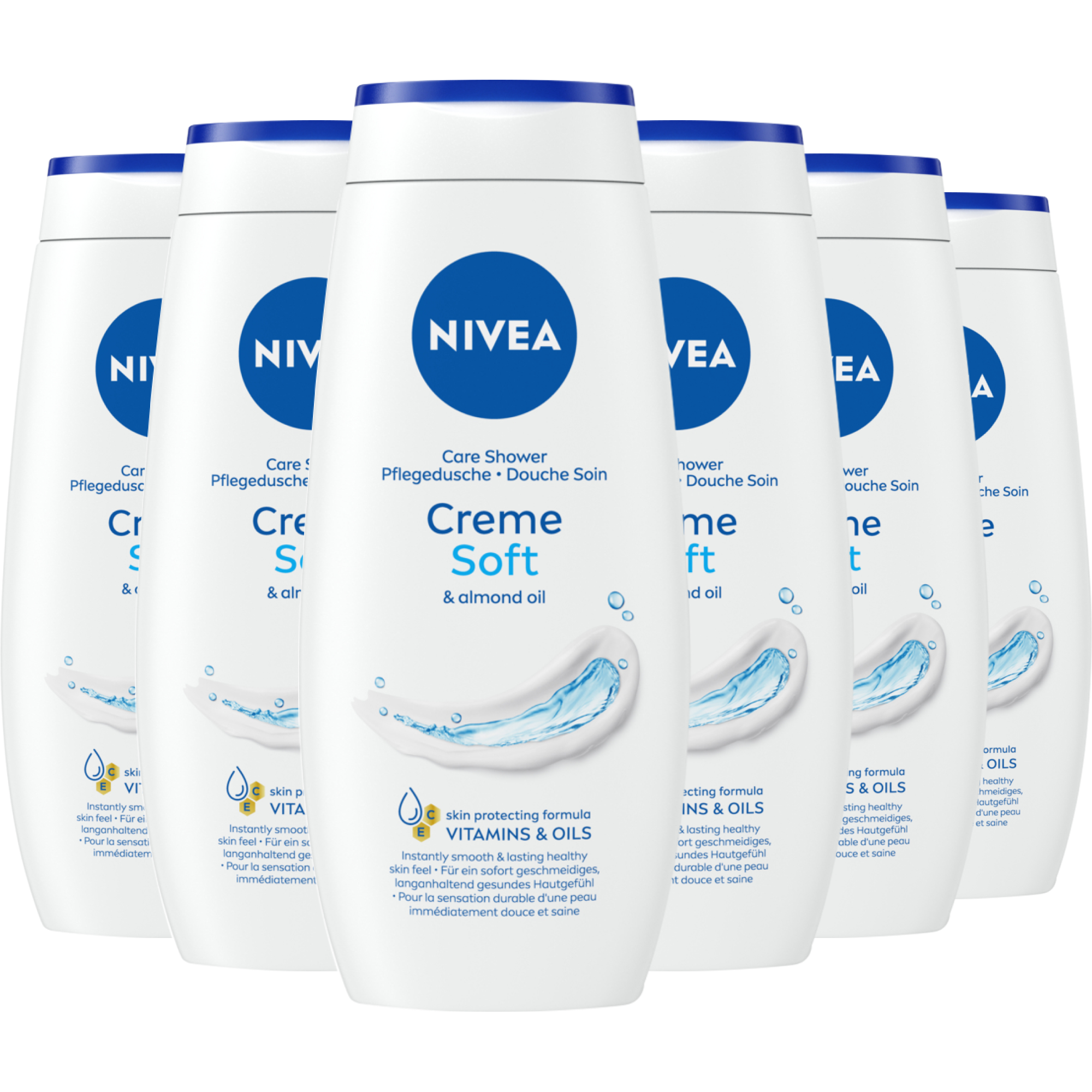 NIVEA Crème Soft Douchecrème 250 ML Multipack 6 stuks