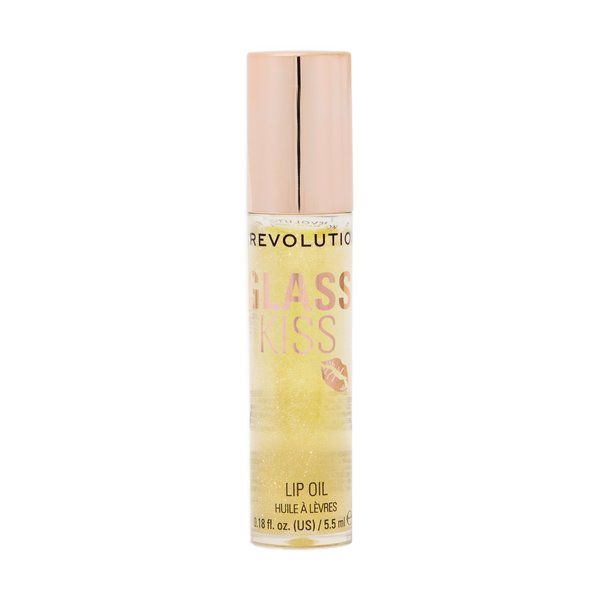 Revolution Glass Kiss Roller Ball Lip Oil Stardust Lemon Shimmer