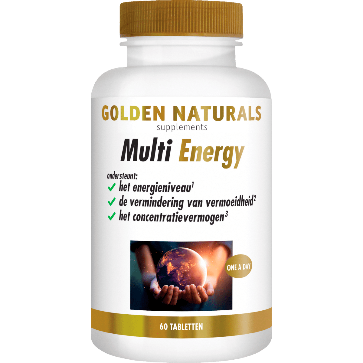 Golden Naturals Multi Energy Tabletten 60 stuks