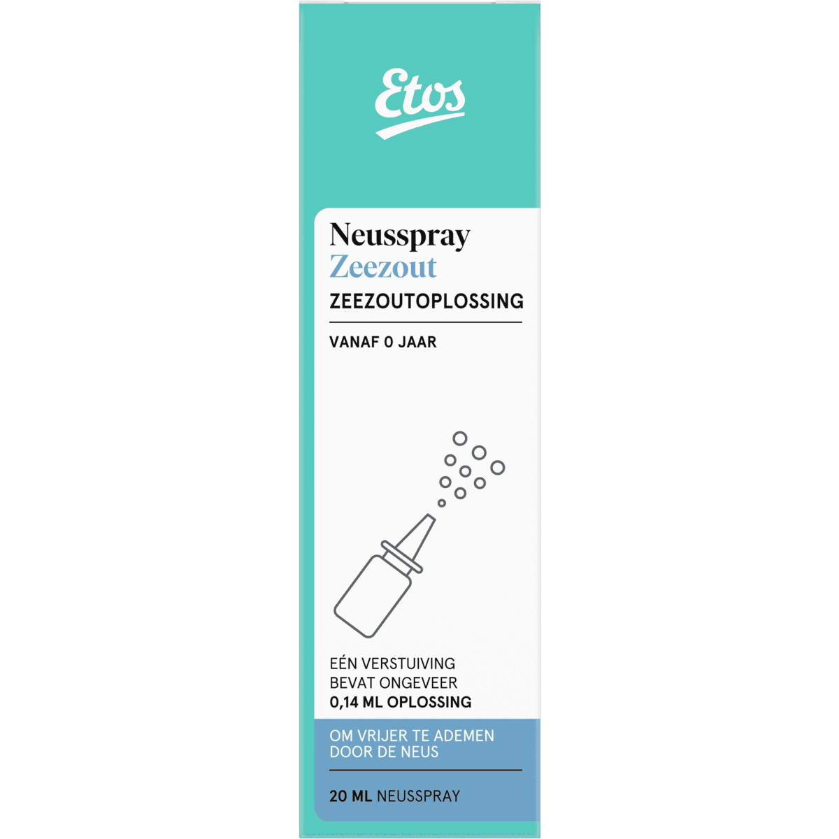 Etos Zeezout Neusspray 0.9% 20 ML