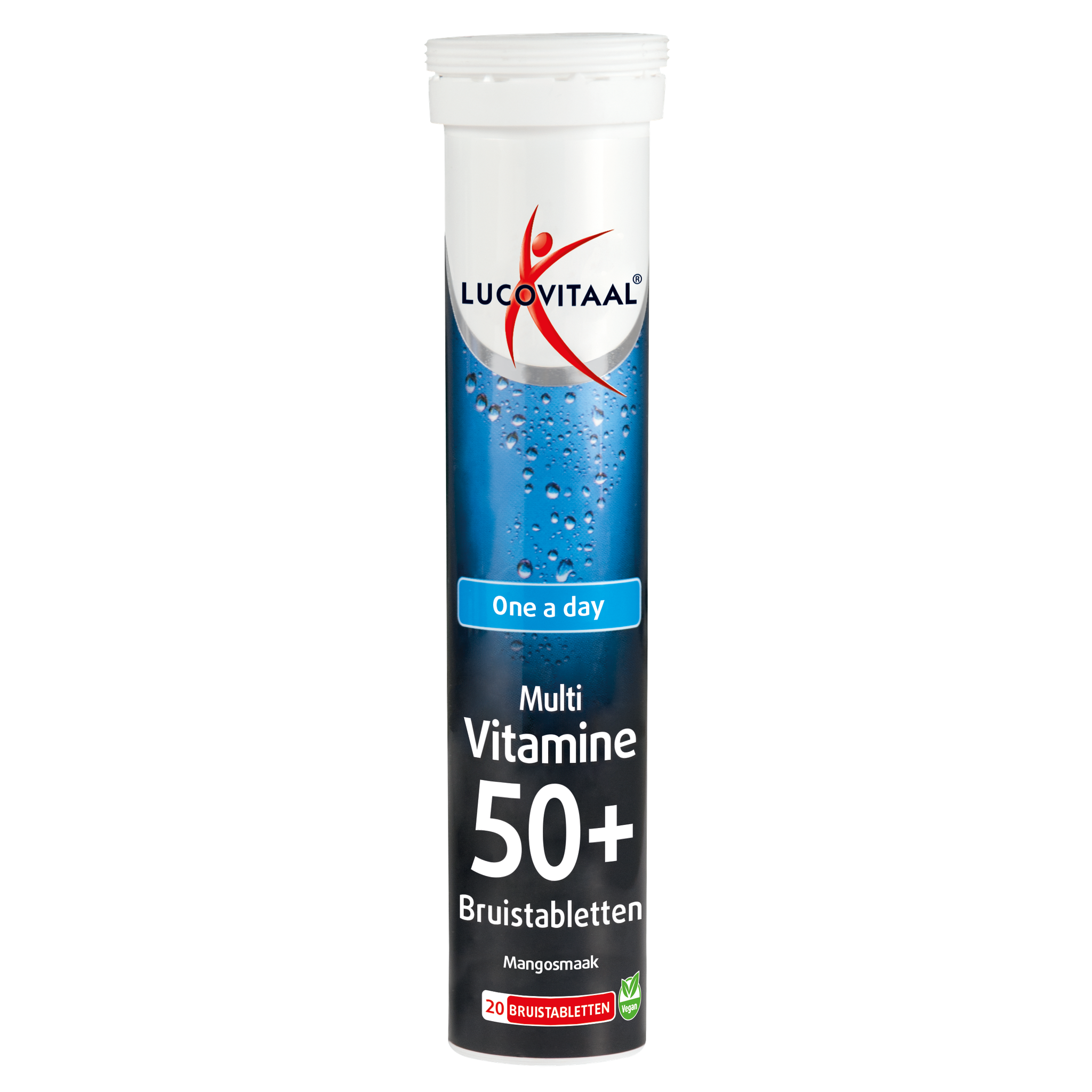 Lucovitaal Multi 50+ Mango Bruistabletten 20 stuks