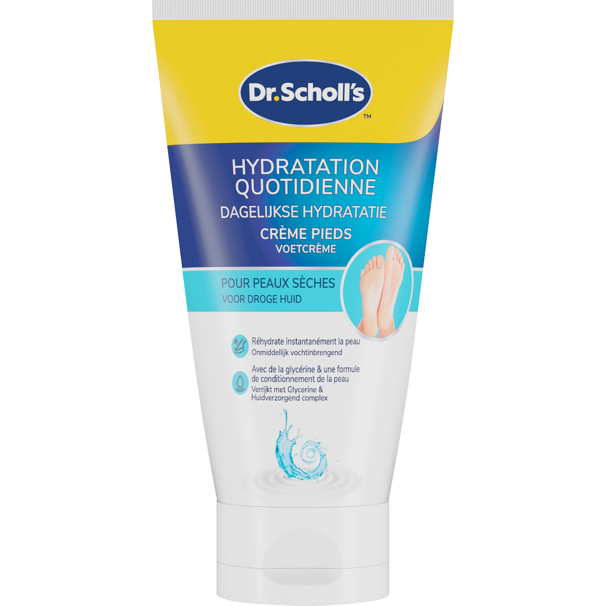Dr.Scholl's Dagelijkse Hydratatie Voetcrème 150 ML