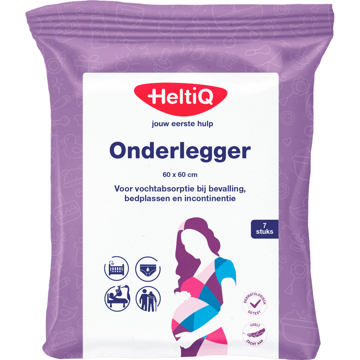 HeltiQ Onderlegger 60x60 cm 7 stuks