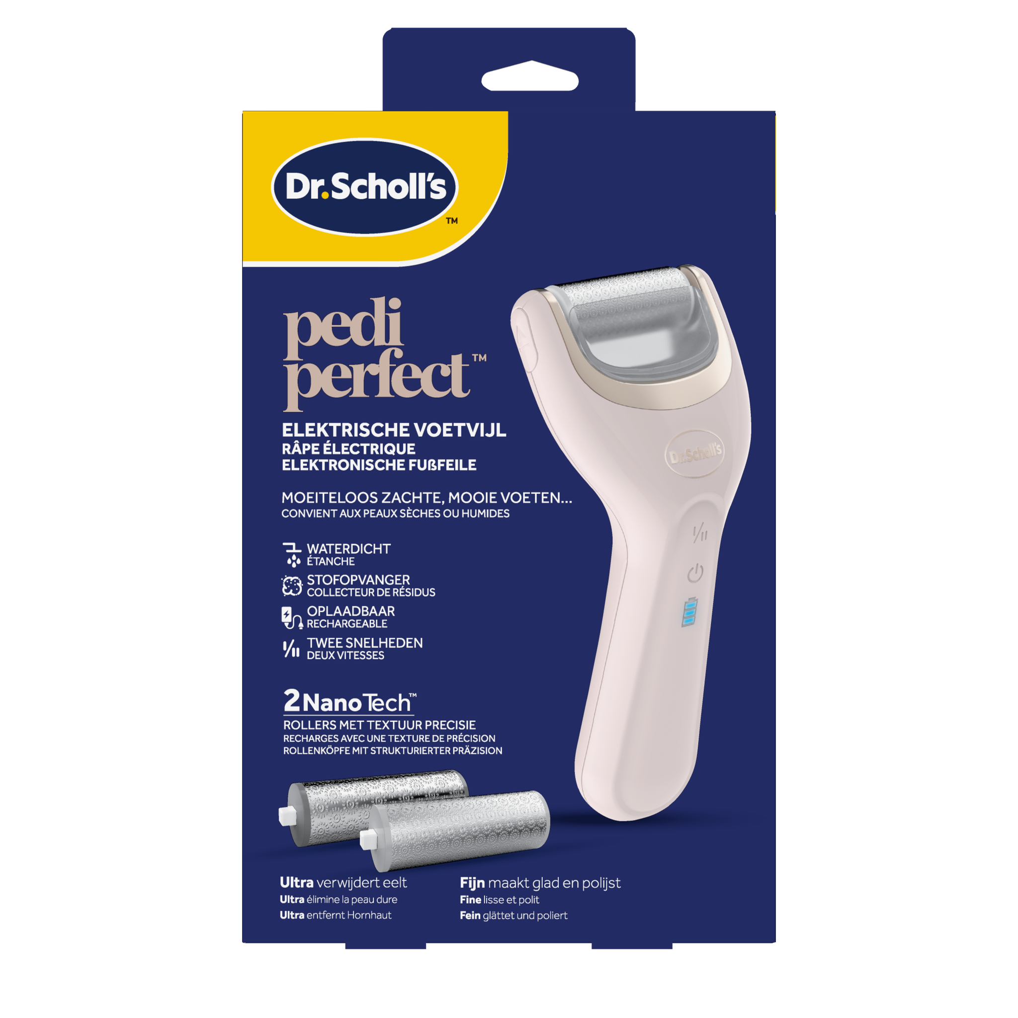 Dr.Scholl's Pedi Perfect Elektrische Voetvijl met Nano Technologie