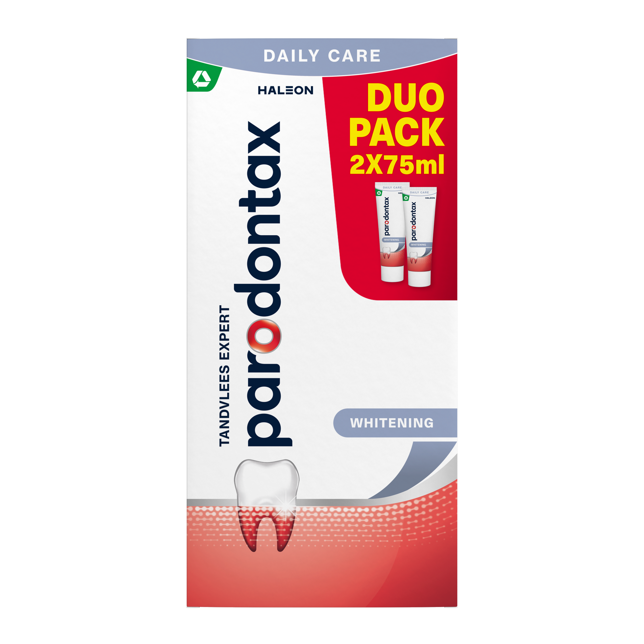 Parodontax Whitening Tandpasta 2x75 ML