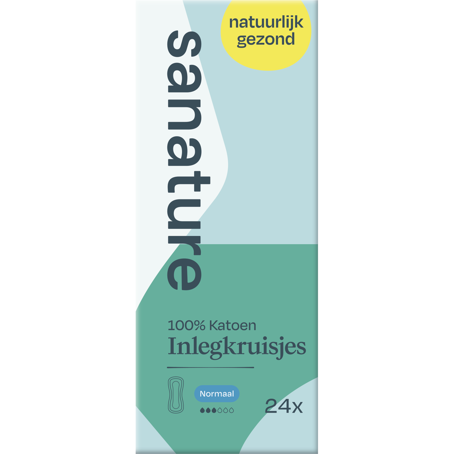 Sanature 100% Katoenen Inlegkruisjes Normaal Doosje 24 stuks