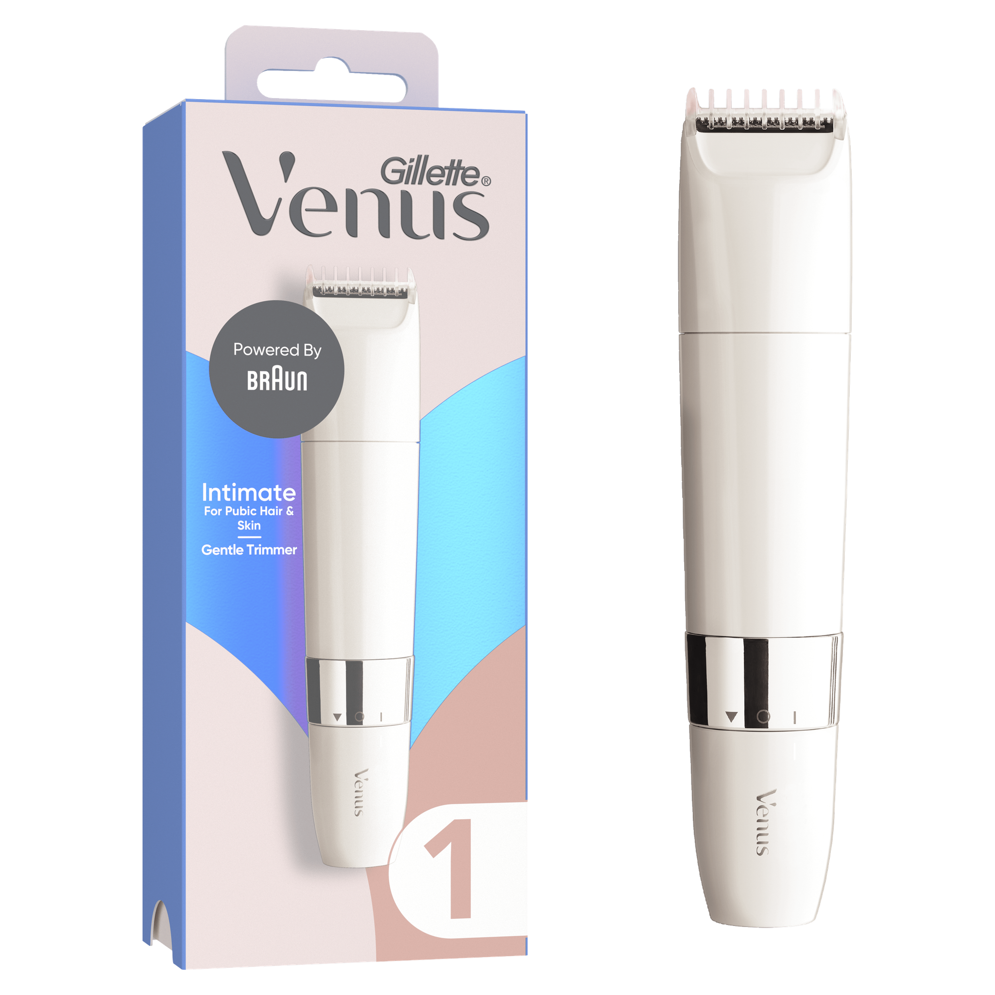 Gillette Venus Intimate voor Huid en Schaamhaar Trimmer