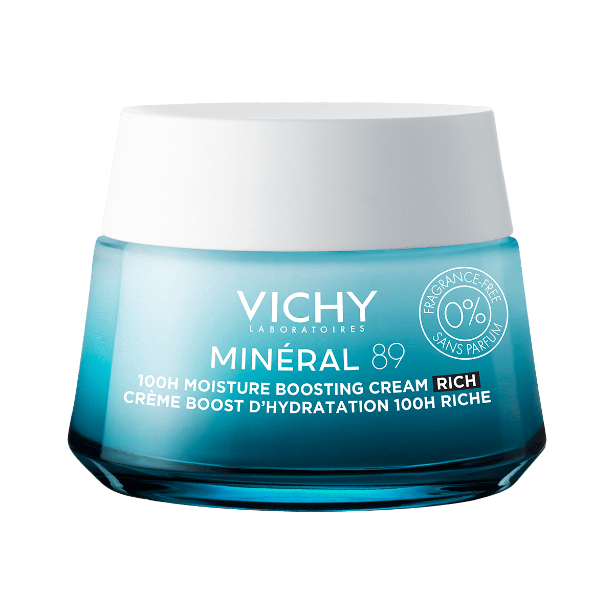 Vichy Mineral 89 100U Rijke Hydraterende Crème Zonder Parfum 50 ML