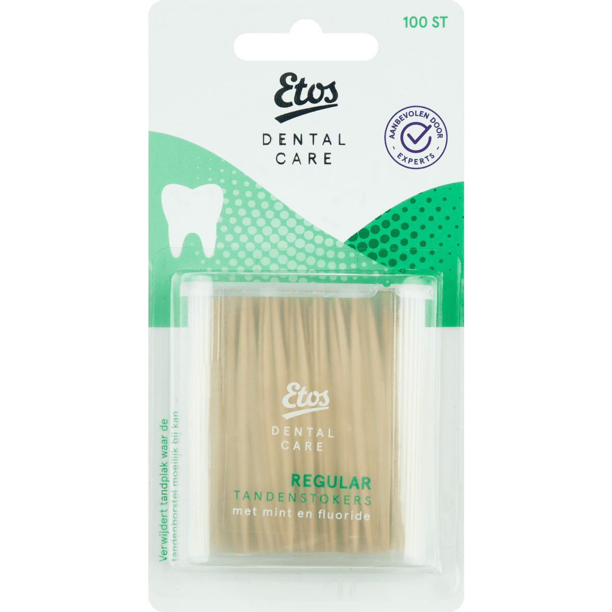 Etos Dental Care Houten Tandenstokers Regular 100 stuks 100 EA Etos
