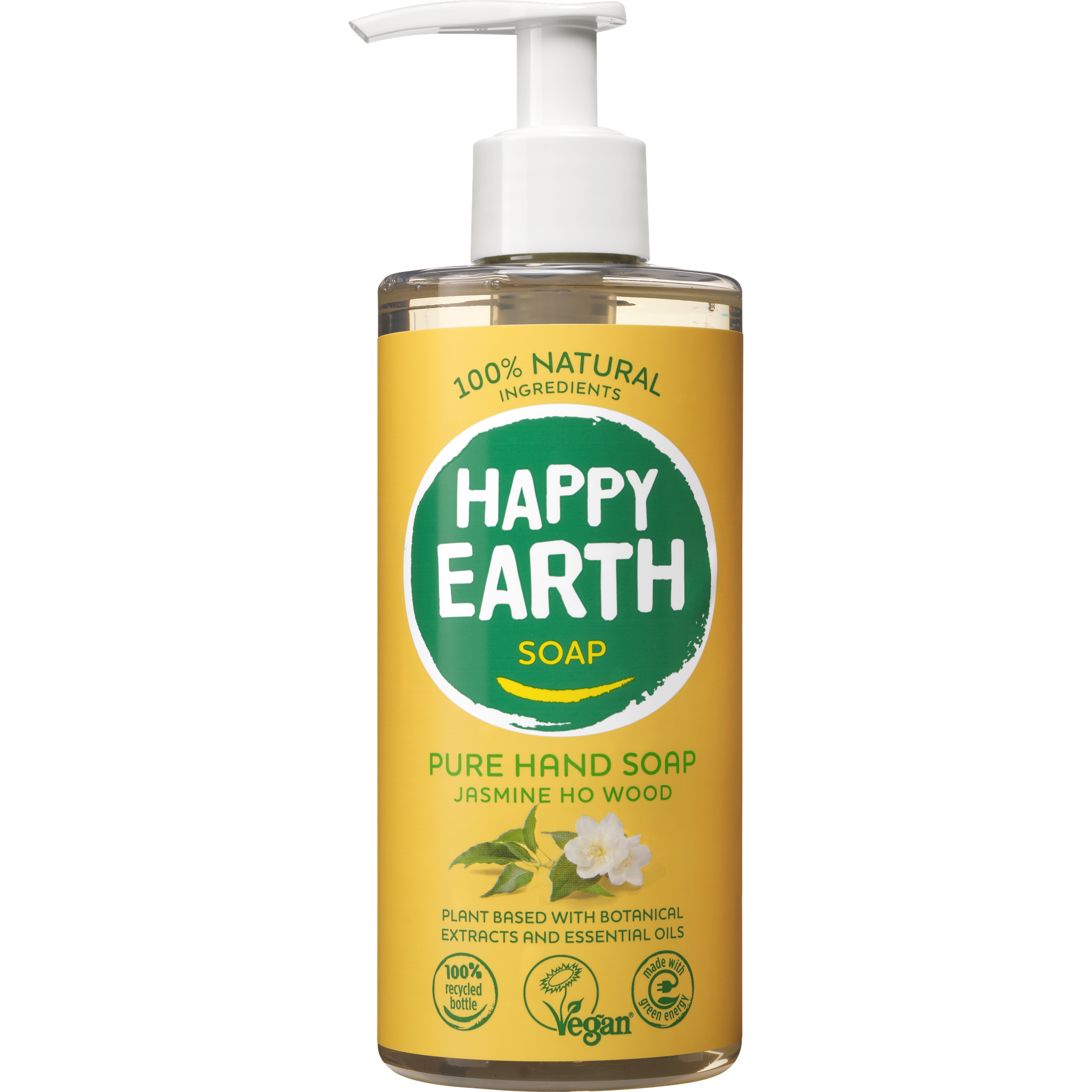 Happy Earth 100% Natuurlijke Jasmin Ho Wood Handzeep 300 ML